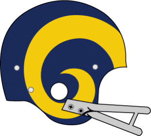 Los Angeles Rams 1973-1980 Helmet Logo Print Decal