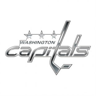 Washington Capitals Silver Logo Print Decal