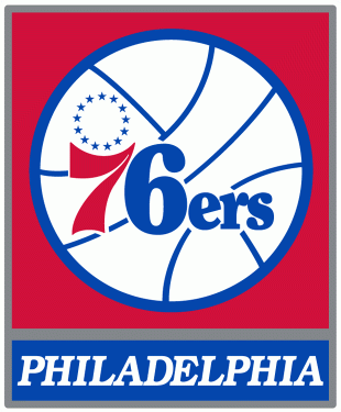 Philadelphia 76ers 2009-2014 Primary Logo Print Decal