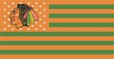 Chicago Blackhawks Flag001 logo Iron On Transfer