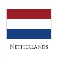 Netherlands flag logo Iron On Transfer