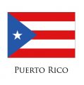 Puerto Rico flag logo Iron On Transfer