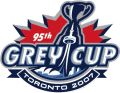 Grey Cup 2007 Primary Logo Print Decal