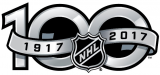 National Hockey League 2016 Anniversary Logo Print Decal