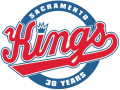 Sacramento Kings 2014-2015 Anniversary Logo Iron On Transfer