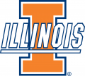 Illinois Fighting Illini 1989-2003 Secondary Logo Print Decal