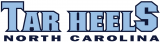 North Carolina Tar Heels 1999-2004 Wordmark Logo 01 Iron On Transfer