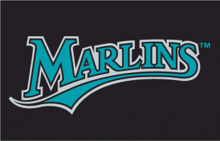 Miami Marlins 1994-2002 Batting Practice Logo 01 Print Decal