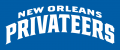 New Orleans Privateers 2013-Pres Wordmark Logo 08 Print Decal