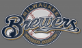 Milwaukee Brewers Plastic Effect Logo Iron On Transfer