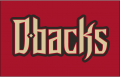 Arizona Diamondbacks 2007-2015 Jersey Logo Print Decal