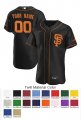 San Francisco Giants Custom Letter and Number Kits for Alternate Jersey 02 Material Twill