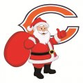 Chicago Bears Santa Claus Logo Print Decal