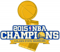 Golden State Warriors 2014-2015 Champion Logo Iron On Transfer