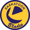 Saskatoon Blades 2017 18-Pres Primary Logo Print Decal