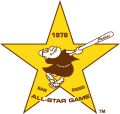 MLB All-Star Game 1978 Alternate Logo Print Decal