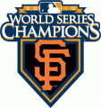 San Francisco Giants 2010 Champion Logo Print Decal