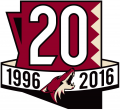 Arizona Coyotes 2016 17 Anniversary Logo Iron On Transfer