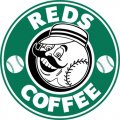 Cincinnati Reds Starbucks Coffee Logo Iron On Transfer