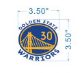 Golden State Warriors number 30 logo Iron On Transfer