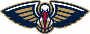 New Orleans Pelicans 2013-2014 Pres Partial Logo Print Decal