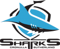 Cronulla Sharks 1998-Pres Primary Logo Print Decal