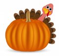 Thanksgiving Day Logo 32 Print Decal