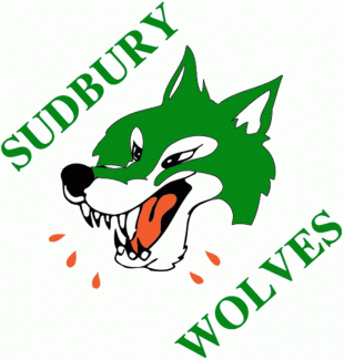 Sudbury Wolves 1987 88-1988 89 Primary Logo Print Decal