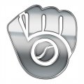Milwaukee Brewers Silver Logo Iron On Transfer