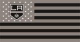 Los Angeles Kings Flag001 logo Iron On Transfer