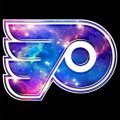 Galaxy Philadelphia Flyers Logo Iron On Transfer