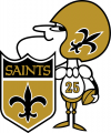 New Orleans Saints 1967-1984 Alternate Logo Print Decal
