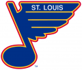 St. Louis Blues 1989 90-1997 98 Primary Logo Print Decal
