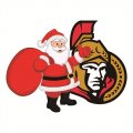 Ottawa Senators Santa Claus Logo Print Decal