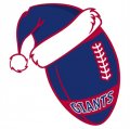 New York Giants Football Christmas hat logo Iron On Transfer