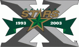 Dallas Stars 2002 03 Anniversary Logo Print Decal