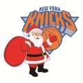 New York Knicks Santa Claus Logo Iron On Transfer