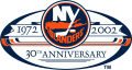New York Islanders 2001 02 Anniversary Logo Iron On Transfer