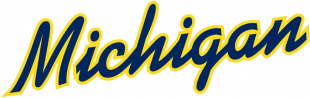 Michigan Wolverines 1996-Pres Wordmark Logo 10 Iron On Transfer