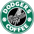 Los Angeles Dodgers Starbucks Coffee Logo Print Decal