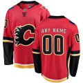 Calgary Flames Custom Letter and Number Kits for Away Jersey Material Vinyl