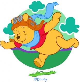 Disney Pooh Logo 11 Print Decal