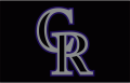 Colorado Rockies 2007-2012 Batting Practice Logo Print Decal