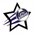 Colorado Rockies Baseball Goal Star logo Iron On Transfer