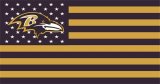 Baltimore Ravens Flag001 logo Print Decal