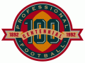 National Football League 1992 Anniversary Logo Iron On Transfer