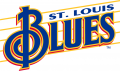 St. Louis Blues 1995 96-1997 98 Wordmark Logo Print Decal