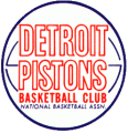 Detroit Pistons 1957-1970 Primary Logo Print Decal