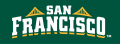 San Francisco Dons 2012-Pres Wordmark Logo 05 Print Decal