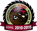 Muskegon Lumberjacks 2014 15 Anniversary Logo Iron On Transfer